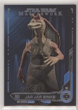 2019 Topps Star Wars Masterwork Blue Jar Jar Binks #19 1u6