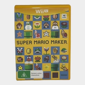 Super Mario Maker (Yellow Case) for Nintendo Wii U (PAL) - Tested & Working - Picture 1 of 18