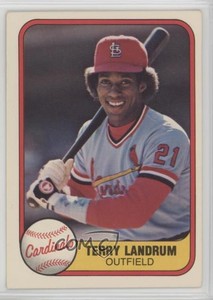 1981 Fleer Terry Landrum #539 Rookie RC