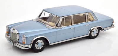 New KK-SCALE MERCEDES 600 PULLMAN W100 1963 1:18 Model Car BLUE KKDC180602 KidBX - Immagine 1 di 4