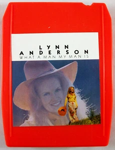 1974 Lynn Anderson "What A Man My Man Is" 8-Track Tape CBS Tested Read Playlist - Picture 1 of 2