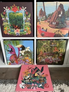 Monster Rally 5 Album Vinyl Set + Keychain Castaways Return to Paradise Botanica - Picture 1 of 21