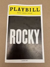 ROCKY Playbill! May 2014 Broadway Musical! ANDY KARL, Vasthy Mompoint +!