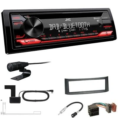 JVC KD-DB622BT DAB inkl Antenne Bluetooth Einbauset für Smart Roadster 2003-2005 - Bild 1 von 4
