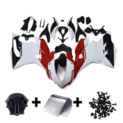 Red White Fairing Kit for 2015 2016 2017 Ducati 959 1299 ABS Injection Bodywork Foto 1 de 4