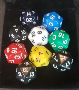 9 - D20's Dice - Picture 1 of 1