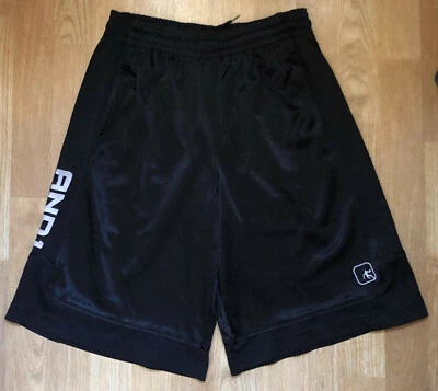 AND 1 Pantalones Cortos Deportivos de Gimnasio de Baloncesto de Poliéster Bordados Negros para Hombre Talla S Foto 1 de 4