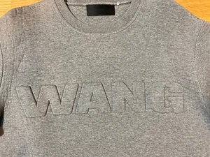 Mens Alexander Wang x H&M Neoprene Textured Sweatshirt / Gray/ Size Large - Picture 1 of 7