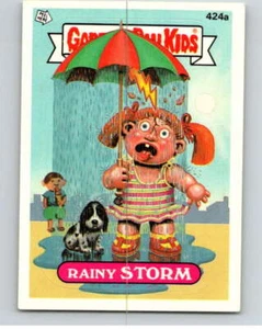 1987 Topps Garbage Pail Kids Series 11 #424A Rainy Storm V73771 - Picture 1 of 2