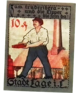Billete de banco Alemania 1920 ubicación 10 Phennig/dinero de emergencia - Imagen 1 de 2