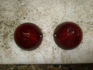 Original Two OEM 1956 56 Chevrolet Belair 210 150 Tail Light Lens Guide R1 56 - Picture 1 of 14