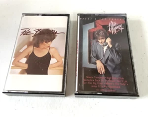 Eddie Money- Pat Benatar 2 Cassette Lot…TESTED! Excellent Condition! - Picture 1 of 6