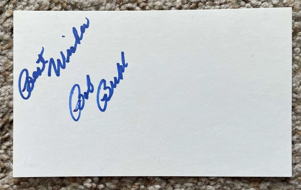 Bob Buhl 签名卡 - 勇士小熊费城人队首次亮相 1953 — 第 1/1 张图片