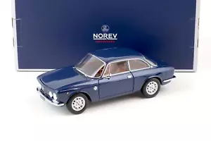 1:18 Norev Alfa Romeo 1300 GT Junior Coupe 1973 blu scuro - Limitato 500 pz. - Foto 1 di 8