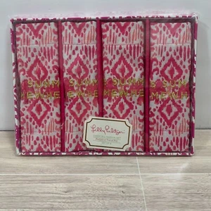 Set 4 tovaglioli da cocktail in cotone Lilly Pulitzer "È estate da qualche parte" - Foto 1 di 5