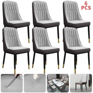6er Set Esszimmerstuhl Wohnzimmerstuhl Modern Esszimmerstuhl Stühle Polsterstuhl - Bild 1 von 13