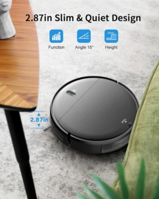 机器人吸尘器及拖把组合,2 合 1 拖把机器人吸尘器带时间表,W — 第 1/4 张图片