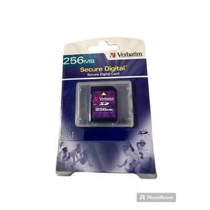 Verbatim Secure Digital Card 256mb/SD card New - Picture 1 of 3