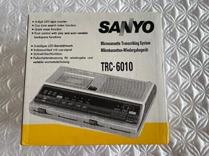 Sanyo TRC 6010 Micro Cassette Transcription Kit Inc. Vat & Warranty. Brand New. - Picture 1 of 2