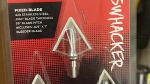 SWHACKER FIXED BLADE RAZOR 252 100GR 1.5'' COMPOUND CROSSBOW New Pack Of 3. - Picture 1 of 3