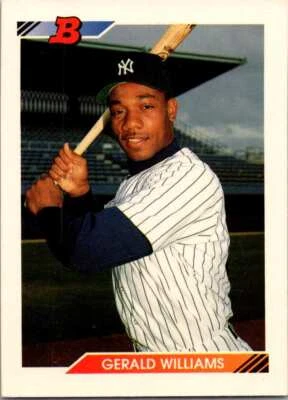 Gerald Williams #113 1992 Bowman New York Yankees - Image 1 of 2