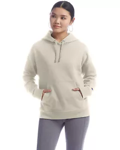 Champion Ladies PowerBlend Relaxed Hooded Sweatshirt - S760 - Picture 1 of 6