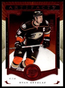 2015  Upper Deck Artifacts Ryan Getzlaf Red Parallel /399 Ducks
