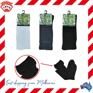 6Pairs loose top bamboo socks diabetic circulation anti bacterial odour AU stock - Picture 1 of 10