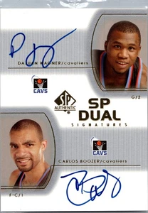 2003-04 SP Game Used #DW/CB-AJ DaJuan Wagner / Carlos Boozer SN50 Dual Auto #/50 - Picture 1 of 2