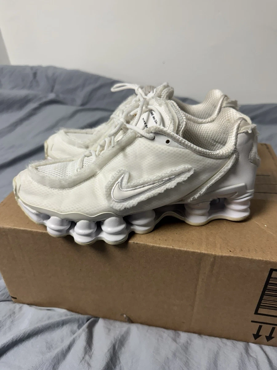Preços baixos em Nike Comme des Garçons x Shox TL White W | eBay