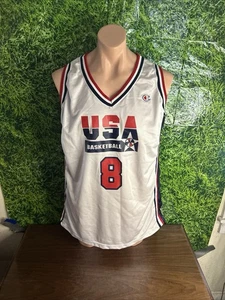 Camiseta deportiva de baloncesto para mujer 1992 Estados Unidos #8 emitida por Teresa Weatherspoon talla 20 - Imagen 1 de 5