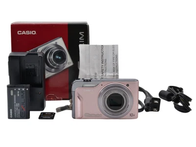 CASIO EXILIM EX-H15 Pink 14.1MP 10x Zoom Compact Digital Camera From Japan Used - Image 1 of 4