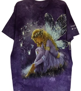 Camiseta para mujer The Mountain talla L Tie Dye Fairy Niagra Falls Canadá púrpura - Imagen 1 de 10