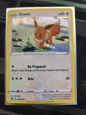 Eevee SWSH190 SWSH: Sword & Shield Promo Cards Holo - Image 1 of 2