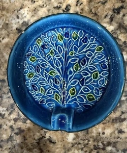 Cenicero de cerámica italiano Bitossi vintage Rosenthal Netter motivo de árbol Italia 63/F - Imagen 1 de 5