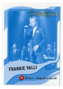 Autógrafos históricos HA 2025 diseño Frankie Valli de ayer 2 azul #134/50 - Imagen 1 de 1
