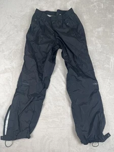 Pantalones Marmot para mujer XL negros impermeables lluvia exterior cremallera completa senderismo 10951-MPT - Imagen 1 de 14