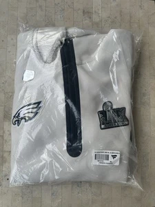 Philadelphia Eagles SuperBowl LIX Opening Night Media Tech Fleece Zip Hoodie 2XL - Picture 1 of 6
