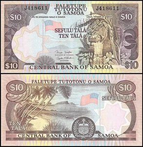 Samoa 10 Tala, 2005 ND, P-34b, UNC - Picture 1 of 1