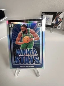 2024-25 Donruss Optic JAYLEN BROWN #7 SILVER HOLO Prizm Winner Stays Celtics - Bild 1 von 2