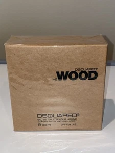He Wood By DSQUARED2 Men edt 100ml, New in box. *Vintage*Discontinued* - Picture 1 of 2