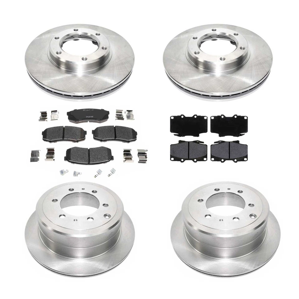 前后制动转子刹车片套装适用于93-97丰田陆地巡洋舰雷克萨斯LX450 — 第 1/4 张图片