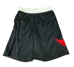 Nike Basketball Shorts Dri-Fit Black Red White Men's Size MEDIUM - Picture 1 of 11