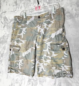 Dockers Shorts Mens 34 Camoflage Cargo Ripstop 10" Rise 11" Inseam - Picture 1 of 12