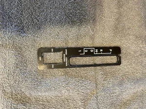 Jaguar XJS XJ12 Shift Indicator Plate CAC4768 - Picture 1 of 3
