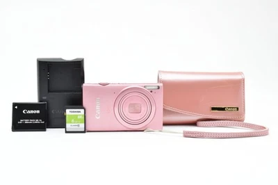 [Near Mint] CANON IXY 420F powershot PINK 16.1MP Digital Camera From JAPAN #C550 - Image 1 of 4