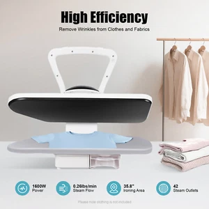 1600W 110V Digital Steam Iron Press Steam Press with Multiple Fabric Settings - Bild 1 von 24