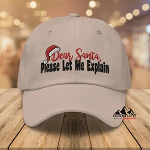 Dear Santa Naughty List Christmas Hat - Picture 1 of 30