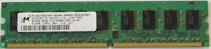 Micron 512MB DDR2 PC2-5300E ECC Desktop Memory 240Pin DIMM SDRAM (MT18HTF6472AY) - Picture 1 of 2