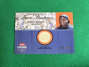 2002 Fleer Platinum Fence Busters #4 Barry Bonds San Francisco Giants - Bild 1 von 1
